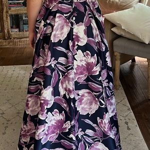 Floral high low dress